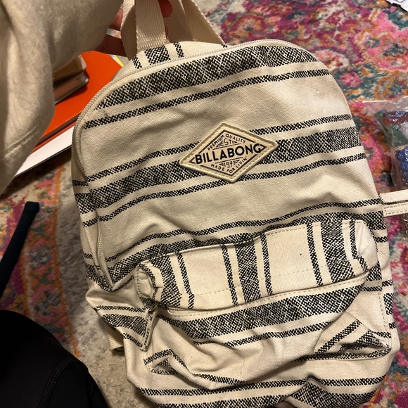 Billabong Handbags - Billabong Striped Mini Backpack